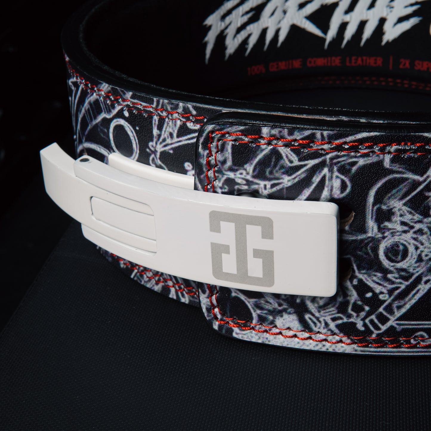 13mm 2x Super-Cushion Infused Lever Belt (100% Genuine Cowhide Leather)