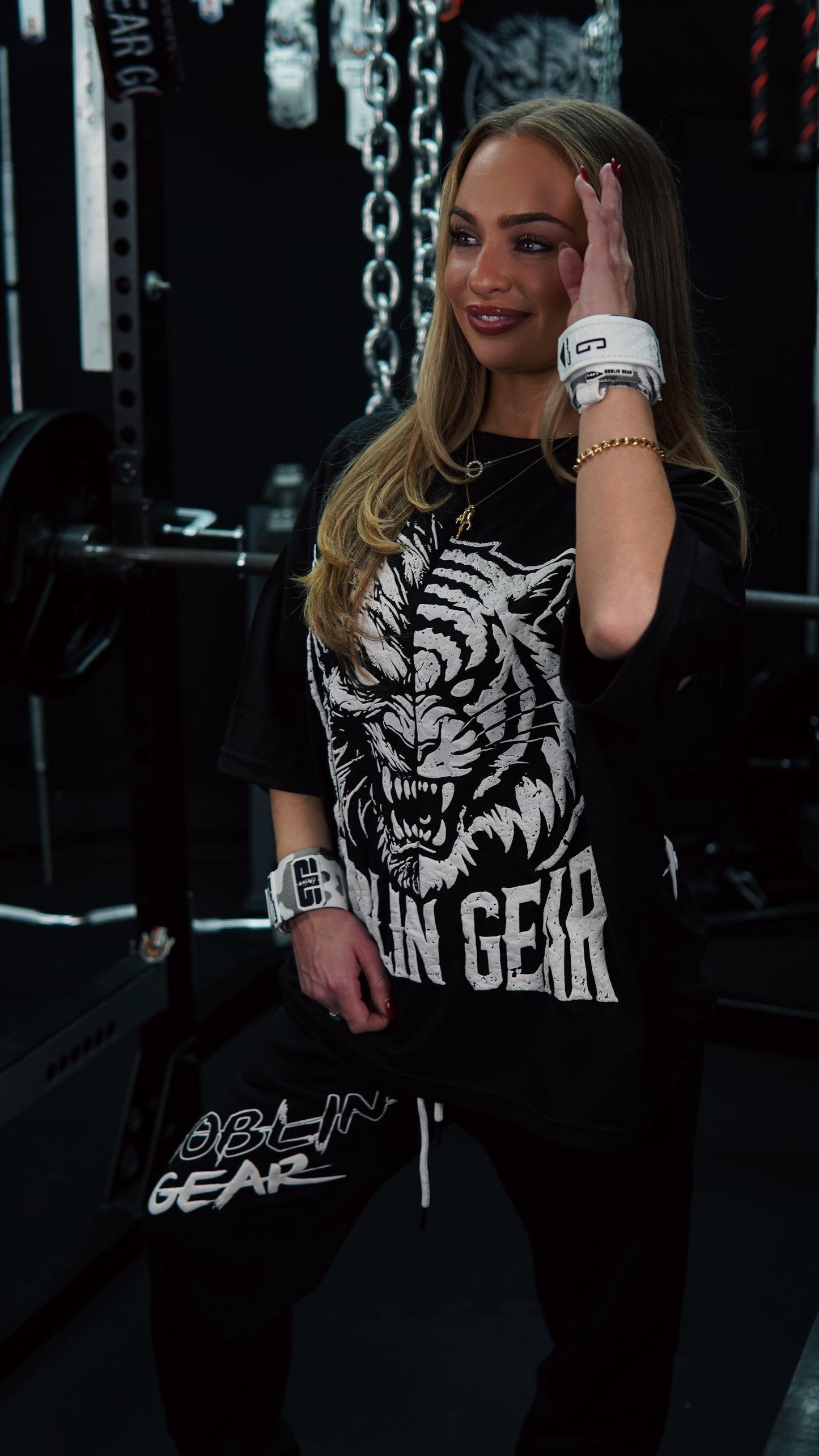 Goblin Gear 20" 2x Super Heavy Duty Mini Wrist Wraps (White Camo)