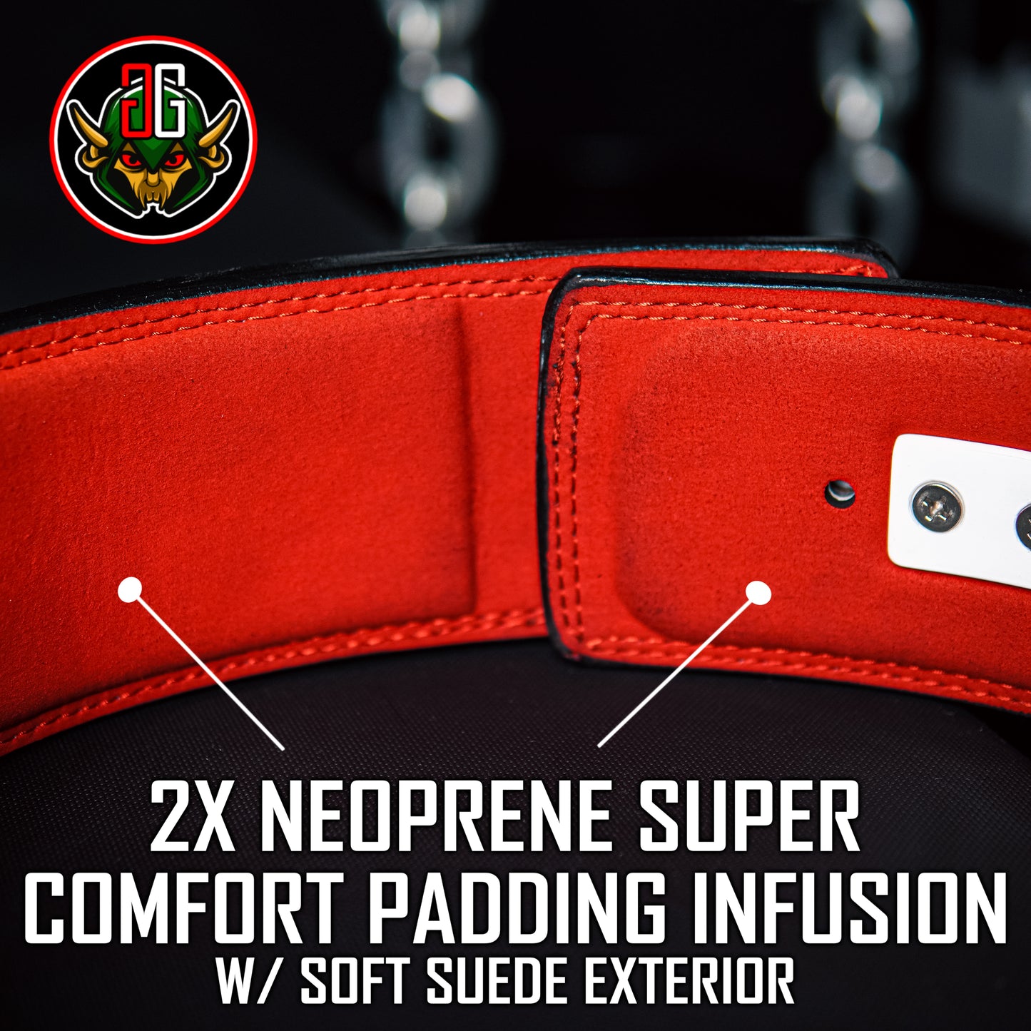 10mm 2x Super-Cushion Infused Lever Belt (Suede Leather)