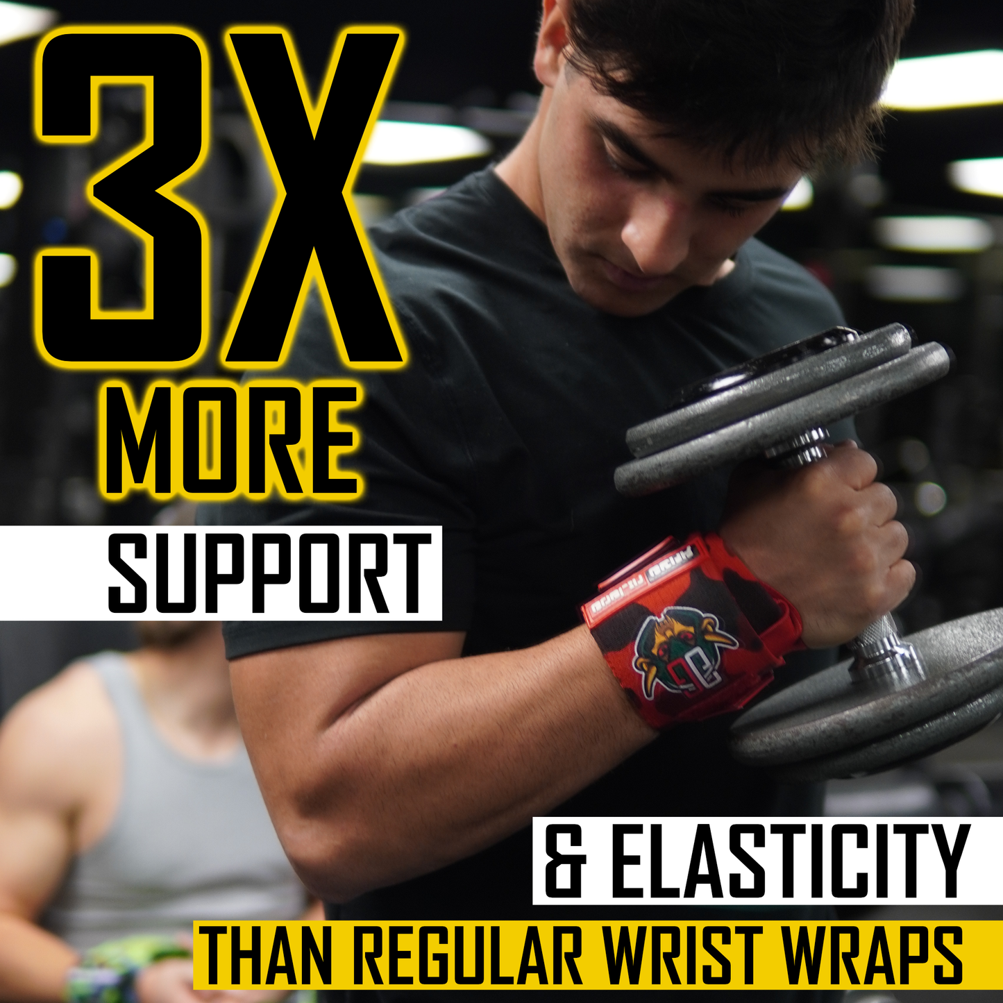 **SPECIAL EDITION USA** 20” 3x Super Heavy Duty Wrist Wraps (ONLY 100 IN STOCK)