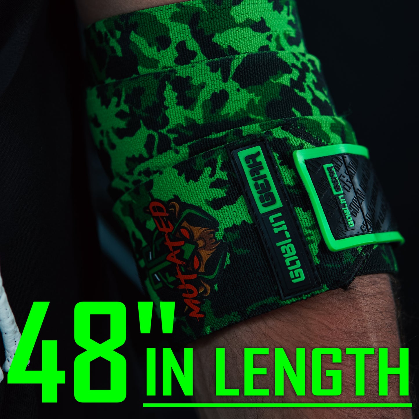 MUTATED 48" 5x Super Heavy Duty Elbow Wraps (READ DESCRIPTION)